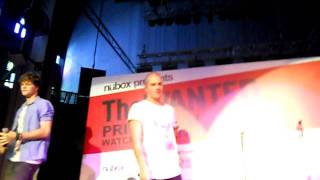 The Wanted showcase LIVE IN SINGAPORE - Lightning (A few seconds) 17/9/2011