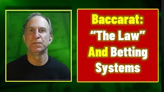 Baccarat: "The Law" and Betting Systems screenshot 1