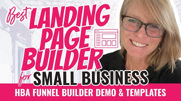 Best Landing Page Builder for Small Business | HBA Funnel Builder Demo & Templates