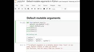 Famous Day 116 : Default mutable arguments in Python Profile