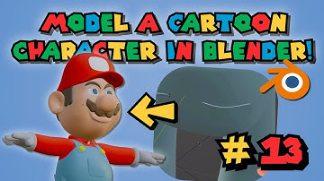 Cartoon Character modeling Nr 13 Blender tutorial for beginners [RealTime] #blendertutorial #blender