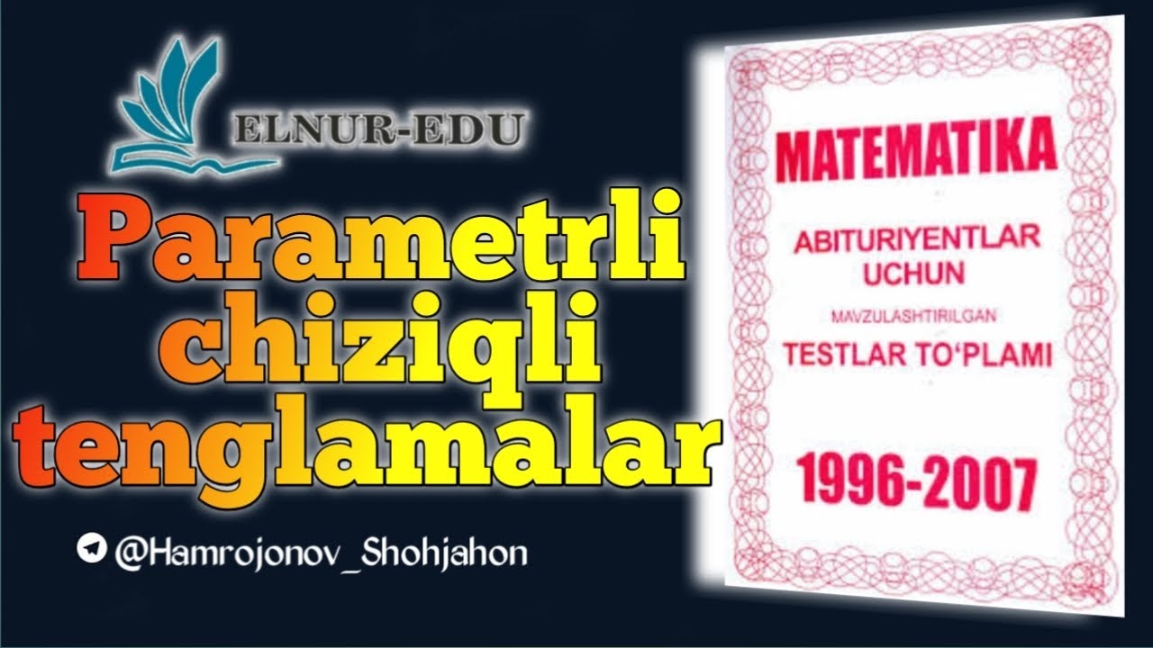 Parametrli chiziqli tenglamalar