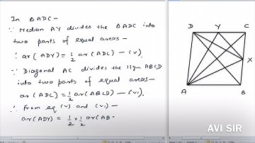 ABCD is a parallelogram. X and Y are mid points of BC and CD. Prove that area (AXY)= 3/8 area (ABCD)