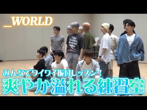【日本語字幕/セブチ】爽やか満点！_WORLD振付練習ビハインド！