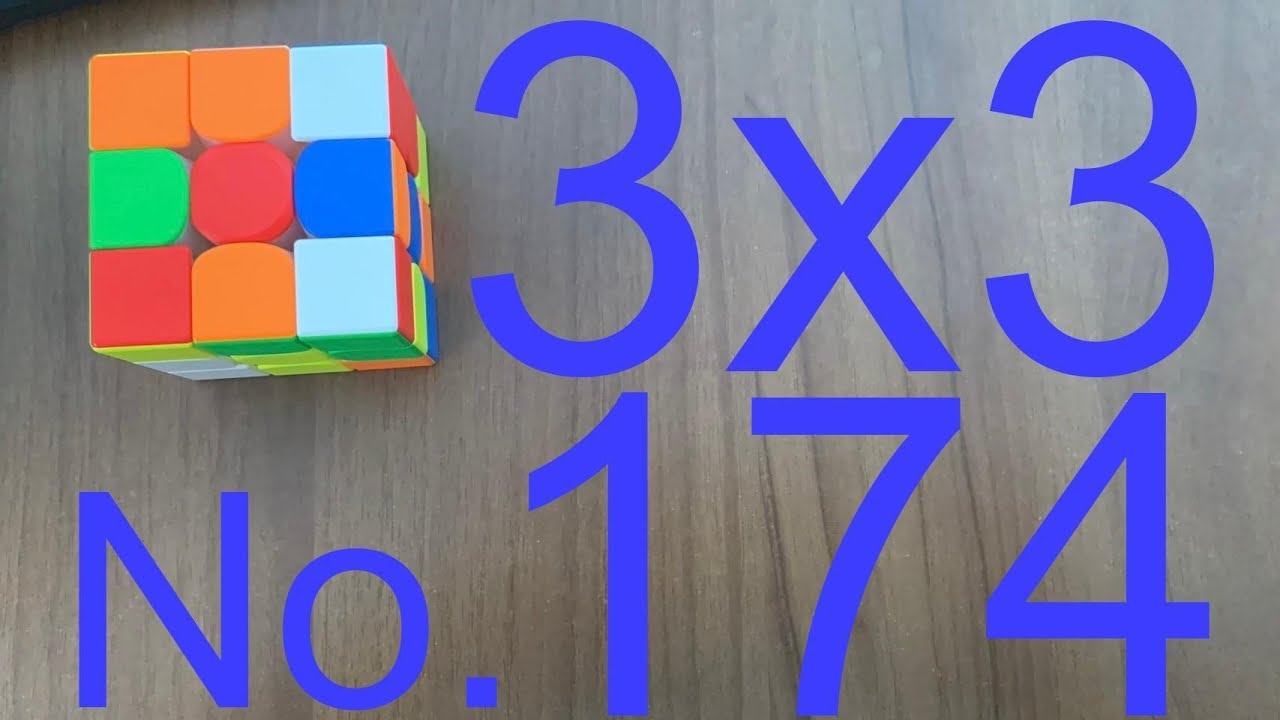 [3x3] No.174 Solve Cube | scramble | ASMR - YouTube