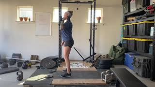 Clean & Jerk to Reverse Lunge Complex