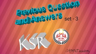Previous Question And Answers - Explanation Ksr-Kerala Service Rules