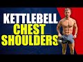 EPIC KETTLEBELL PUSH (CHEST / SHOULDERS) WORKOUT! Just one Kettlebell needed...