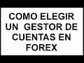 Gestión cuenta FOREX, Foxy Fox Traders