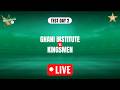 Live | Ghani Institute v Kingsmen | Day 2 | President Trophy Grade-II (Gold) 2025-26 | M2Z1U