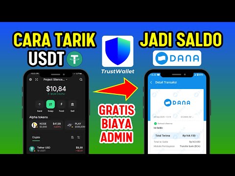 🔴 Cara Withdraw USDT dari Trust Wallet ke DANA Terbaru 2025 - Pakai Binance