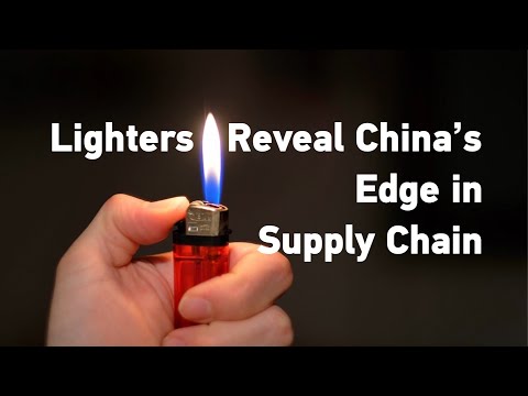 Small lighters reveal China's massive edge in industrial supply chain