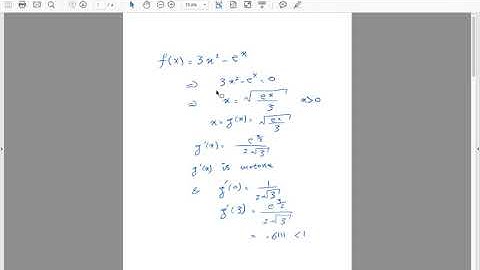 Math3820 Finding Root by Fixed Point Method by Matlab Week7