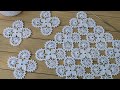 Простой КВАДРАТНЫЙ МОТИВ вязание крючком для начинающих СХЕМА мотива Crochet motif tutorial patterns