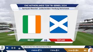 🔴 Live: Ireland Vs Scotland Live - T20 | IRE Vs SCO Live | Ireland Vs Scotland Live Match Today