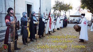 Medieval Festival in Fumone, Italy 🇮🇹 - Medieval Knights, Sword Combats and Battles