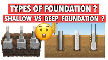 Types of #foundations || simple explanation || Shallow vs deep foundations |#civilogy #civilengineer