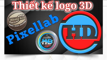 Thiết kế logo 3D đẳng cấp chuyên nghiệp tuyệt đẹp trên điện thoại bằng Pixellab