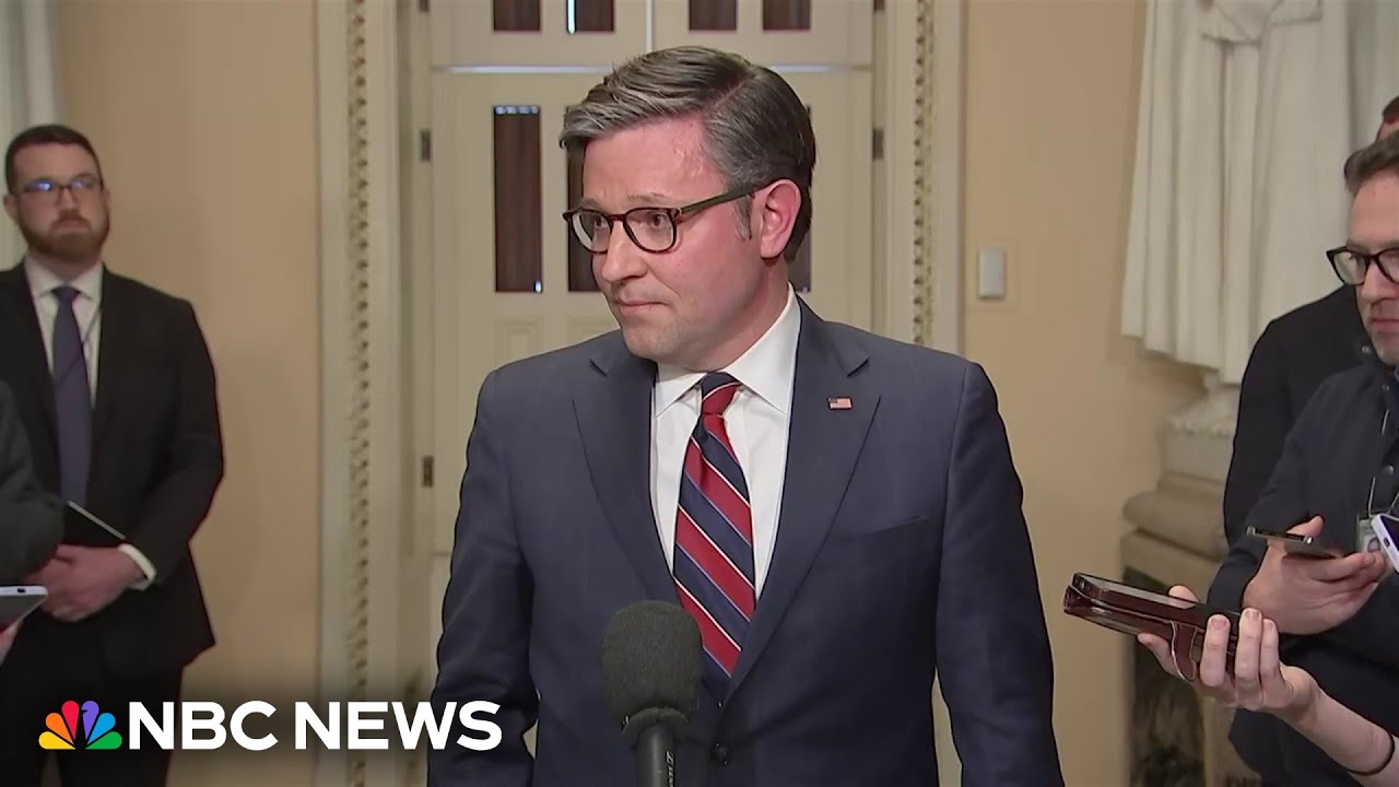 Speaker Johnson addresses meeting with Ukrainian President Zelenskyy