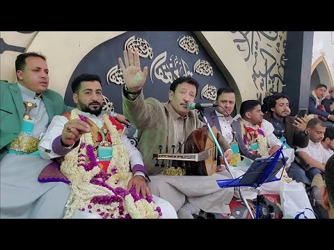 الفنان الكبيرفواد الكبسي يامر الفرقه الموسيقيه تبعه بالتوقف في عرس مديرمكتب الفنان حمود السمه