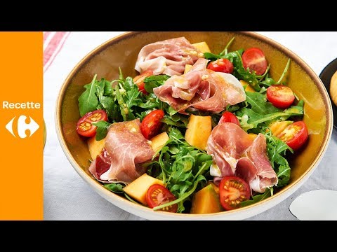 Vidéo: Salade De Jambon De Parme Et Asperges