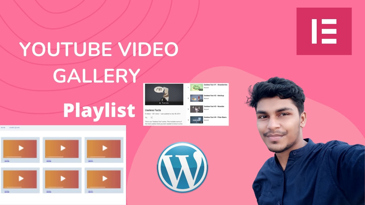 How to make YouTube video gallery & playlist in WordPress elementor ...