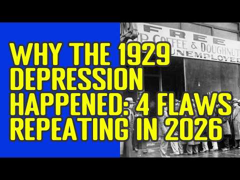 Why the 1929 Depression Happened Repeating in 2026 Underconsumption Debt Speculation Trade Wars