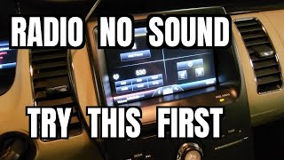 Ford Radio Has No Sound power reset  #fix #repair
