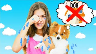 Nastya dan sebuah cerita untuk anak anak tentang seekor anjing besar