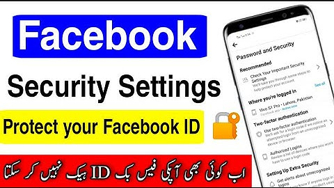 Facebook Security Settings 2023 | How to Secure Facebook Account | How to Protect Facebook Account
