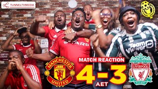Manchester United 4-3 Liverpool |Fan Reactions |McTominay MacAllister Salah Rashford Elliott Diallo