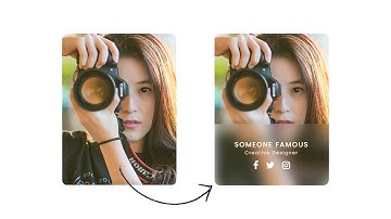 CSS Glass Morphism User Card Interactions | Glassmorphism UI Design