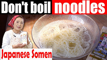 How to boil "Somen", Japanese summer noodles
