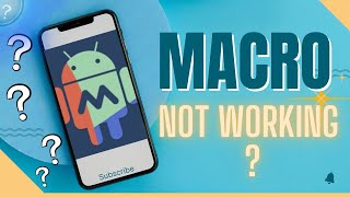 Macro Droid not working ? by Endless Routes 638 views 6 months ago 3 minutes, 4 seconds