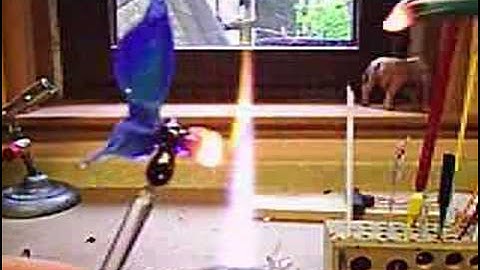 Birth of a Butterfly Part 2 - lampwork, flamework, hotglass