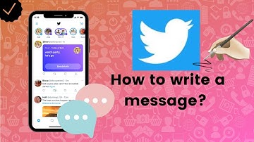 How to write a message on Twitter?