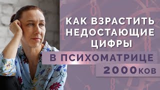 Как развить необходимую черту характера? Взращиваем цифры в психоматрице 2000ков!