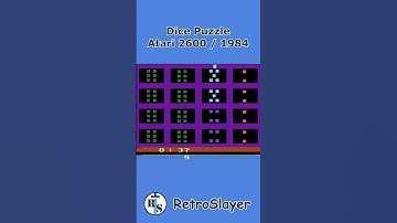 Dice Puzzle Gameplay Atari 2600