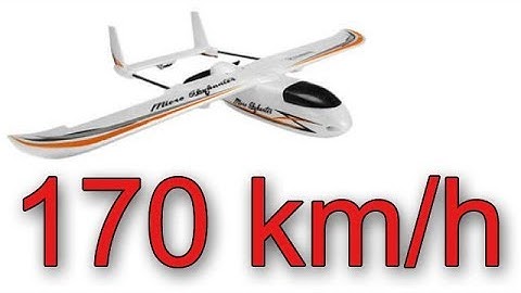 Eachine Micro SkyHunter. How fast can it fly? Part 3. 170 km/h