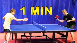 World's Hardest Ping Pong Rally