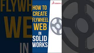 Create a Flywheel Web in 60s! | #shortvideo | #solidworks | #cad | #autocad | #3danimation