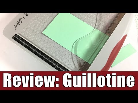 Tim Holtz/Tonic Guillotine Trimmer Review 