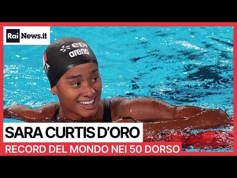 Video Sara Curtis nella leggenda: oro e record del mondo nei 50 dorso