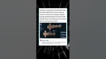 In Mission impossible: Dead Reckoning Part One 2023 Tom Cruise needs to recover 2 keys from 2 people