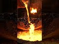 Watch Molten Gold Transform Into Bars #goldfactory #satisfying