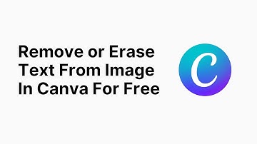 How To Erase Or Remove Text From Image In Canva For Free (WITHOUT CANVA PRO)