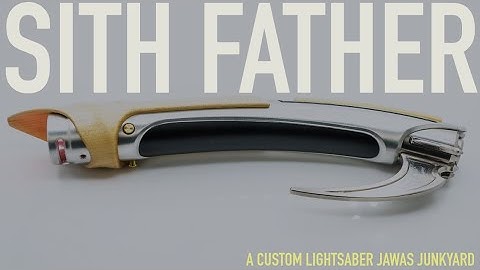 The Jawas Junkyard “Sith Father” Custom-Installed Lightsaber
