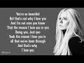 Avril Lavigne - I Love You (Lyrics) 🎵