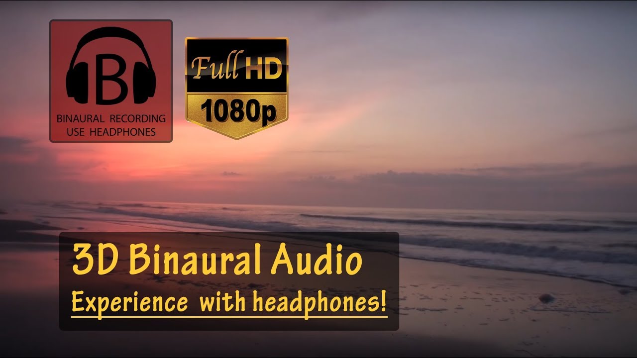 RELAXING [HD] Ocean Sunrise & Sounds 2 with clear sunshine (Binaural 3D audio) Myrtle Beach