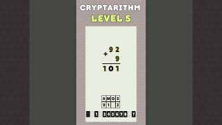 Level 5 - Cryptarithm: android game math  #cryptarithm